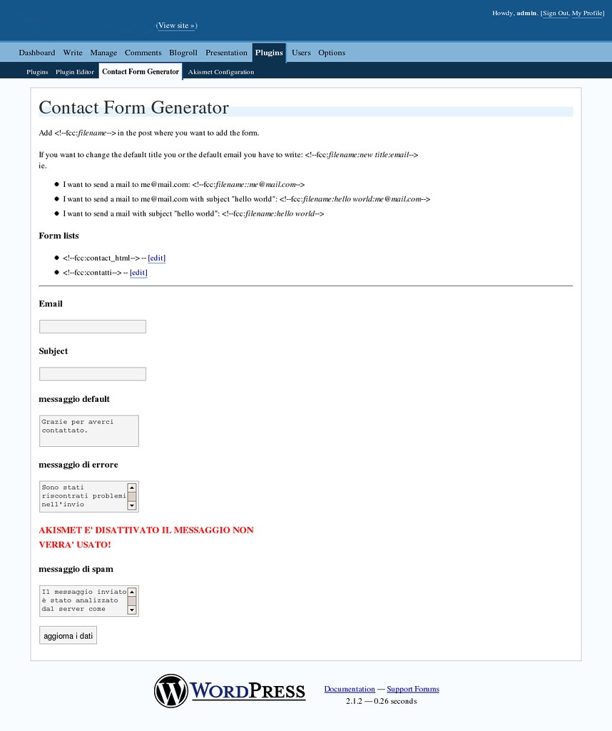 How can I add a contact form to my WordPress website?