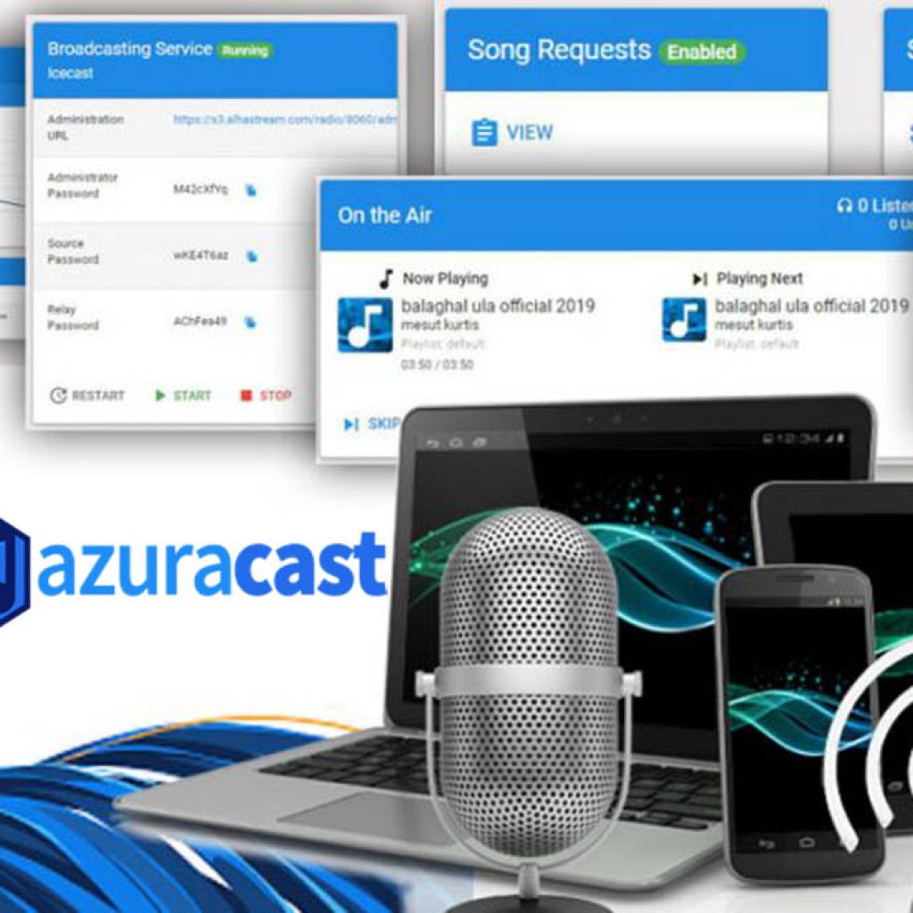 Can I broadcast live events using AzuraCast?