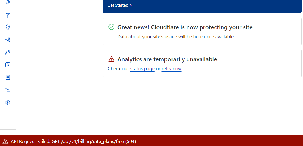 cloudfare errors