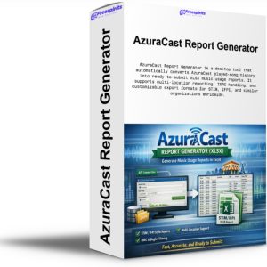 AzuraCast Report Generator (XLSX) – STIM/IFPI Music Usage Report Export Tool